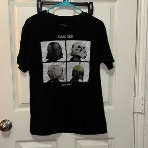 Star Wars Black Dark Side Helmet T-Shirt